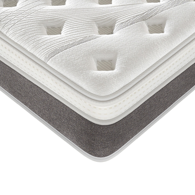 Euro top latex schuim 7 zones opgerolde pocket veer matras king size