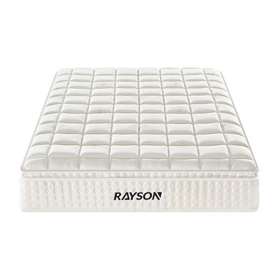 6 Star Hotel Plush Queen King Size Pocket Spring Mattress Gel Memory Latex Zoned Pocket Spring Coil Matras